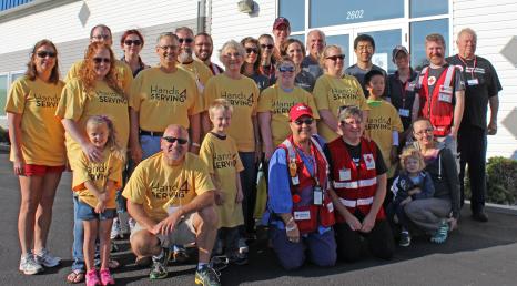 Hands4Serving Volunteers at American Red Cross