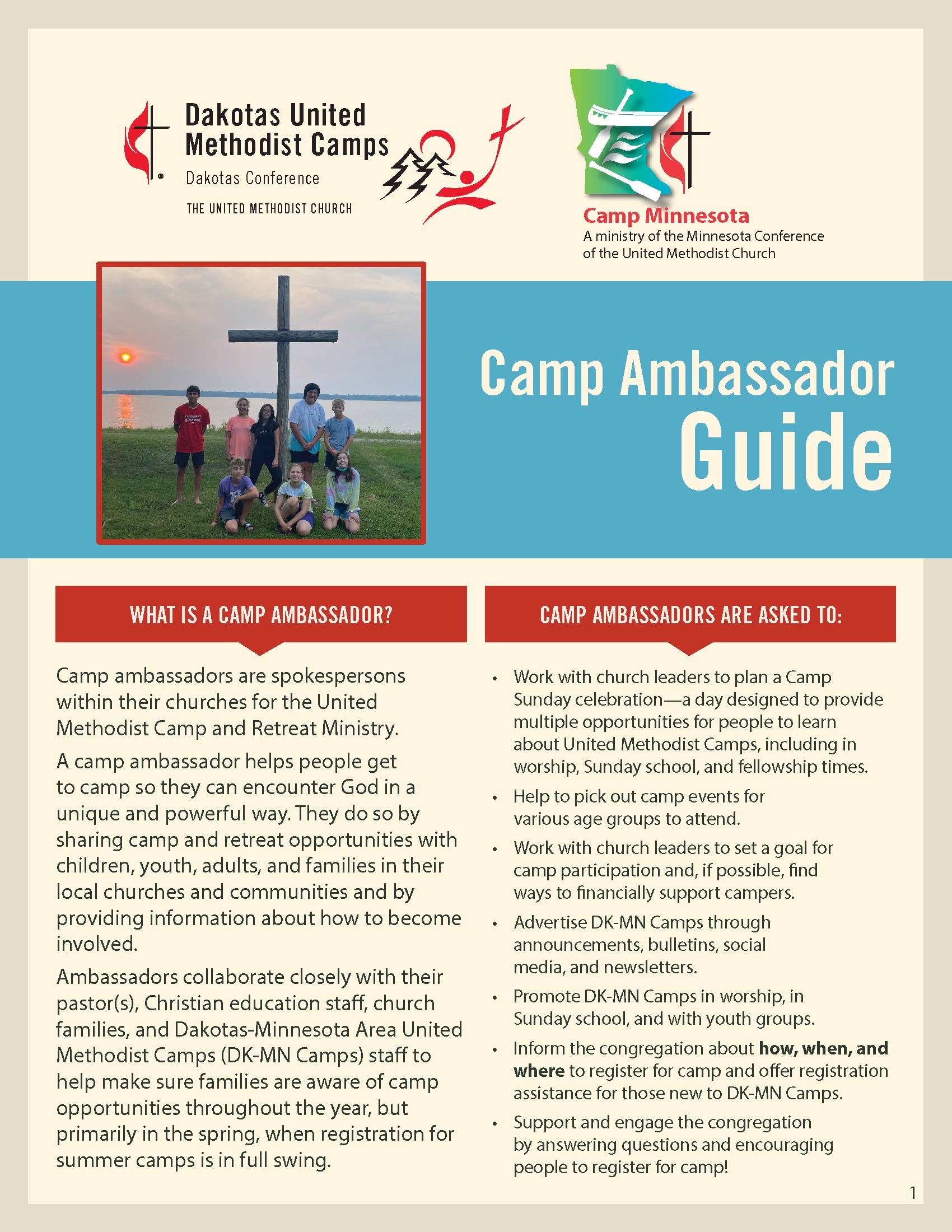 Camp Ambassador Guide 2023 Front Page