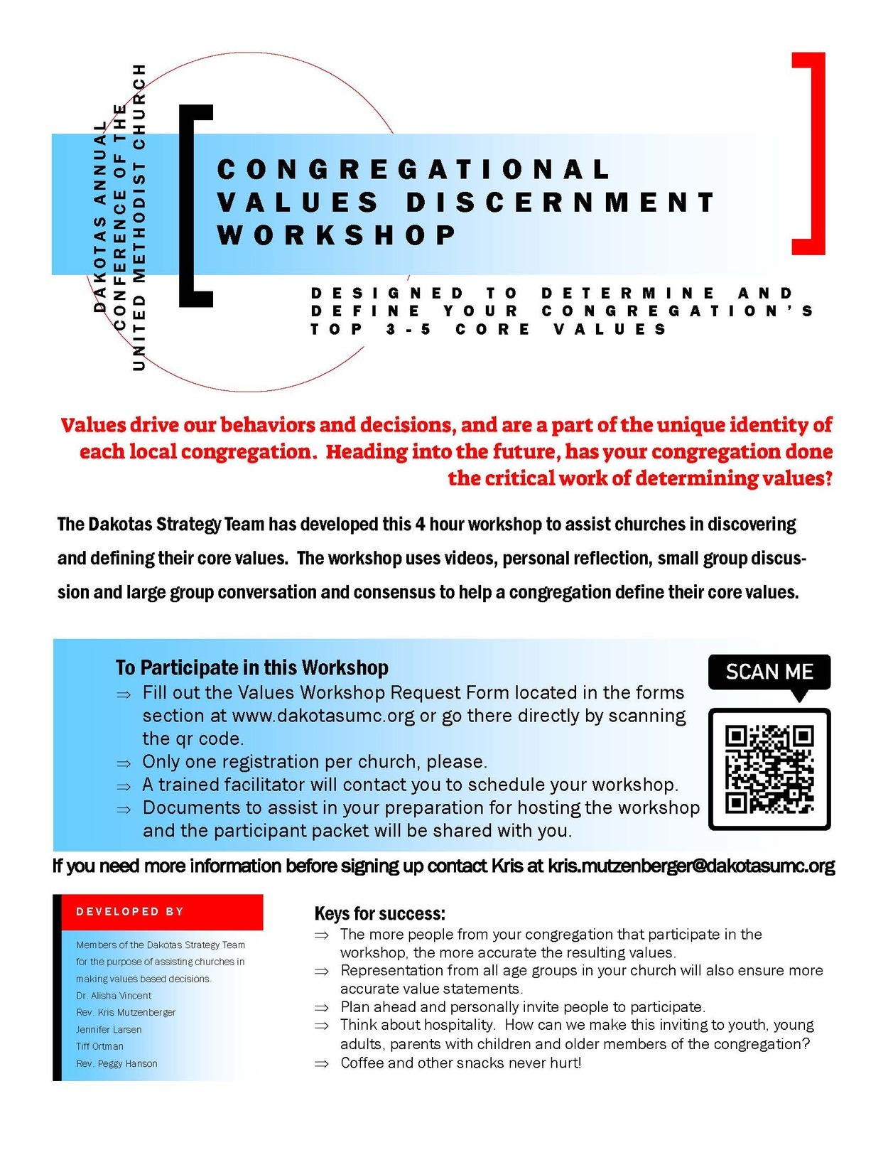 Values Workshop Flyer