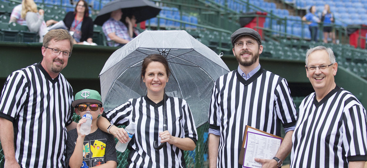 Jeff Pospisil With Referees