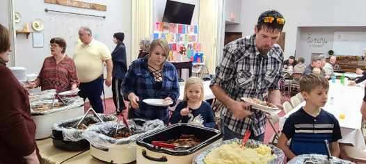 Plankinton Thanksgiving meal