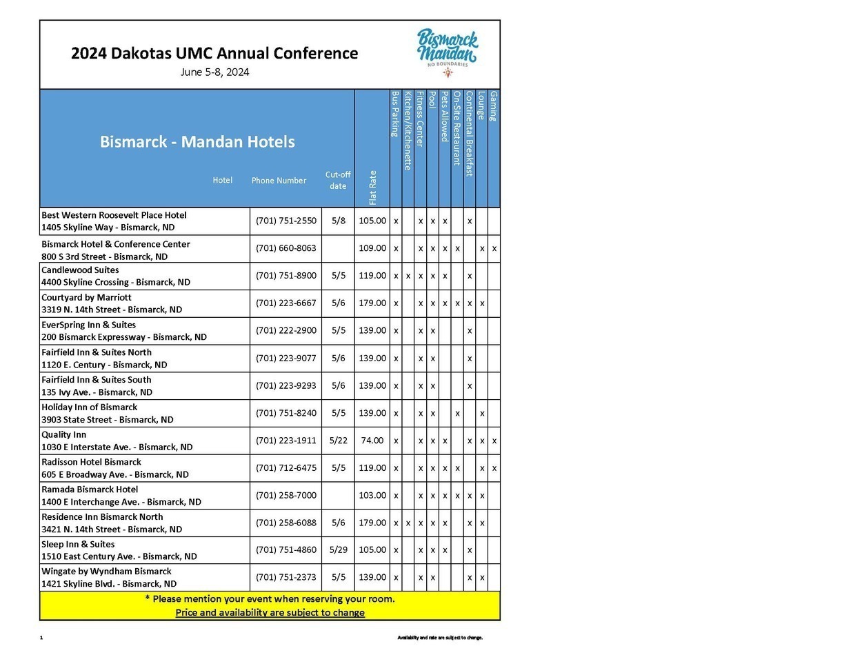 To Publish 32023 Ac2023 Hotel Availability