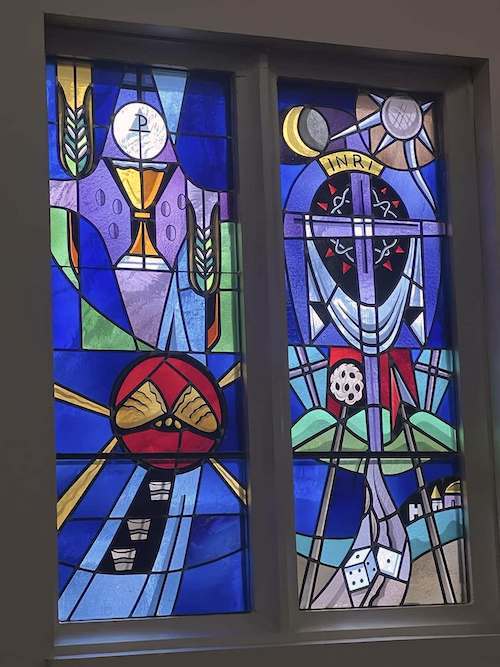 Stained glass windows