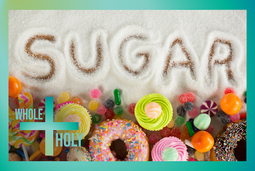 Sugary foods illustration
