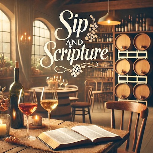 Sip N Scripture graphic