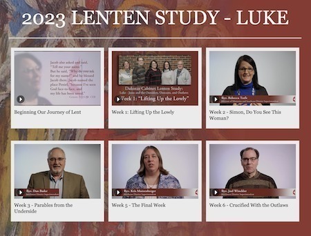 Poster of Lenten Study Luke