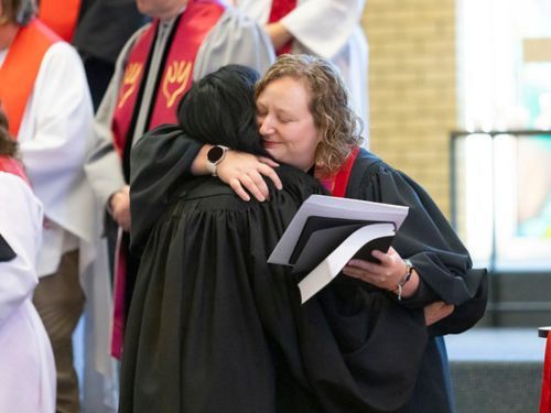 clergy embrace