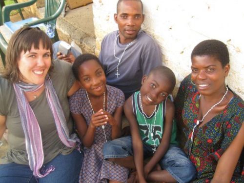 pastor with immigrant family