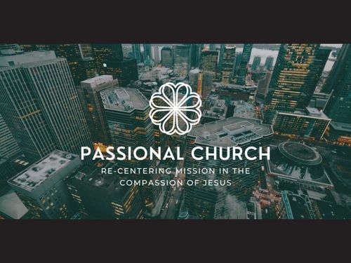 Graphic: Inner city with Passional Church text