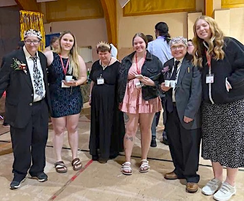 Group of smiling people