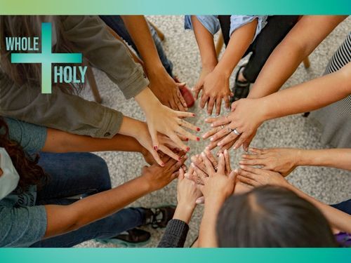 hands in a circle