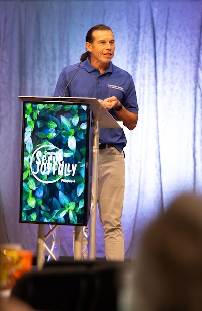 Bryan Tener at Podium