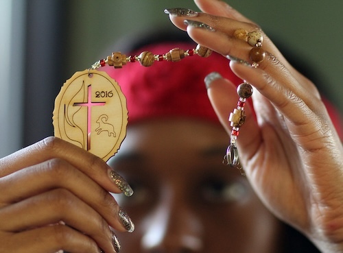 Prayer Beads in hands