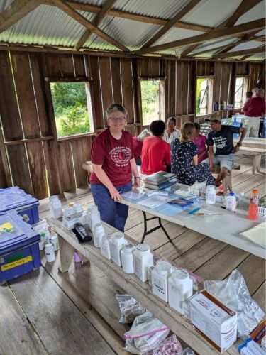 Cindy Yeager in Honduras